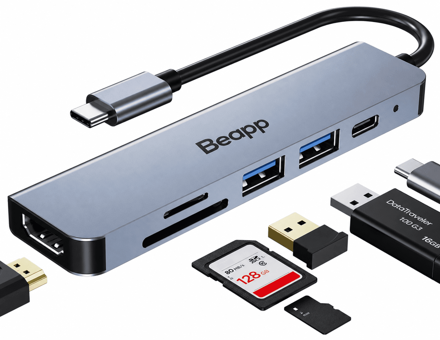 Hub Usb C 7 In 1